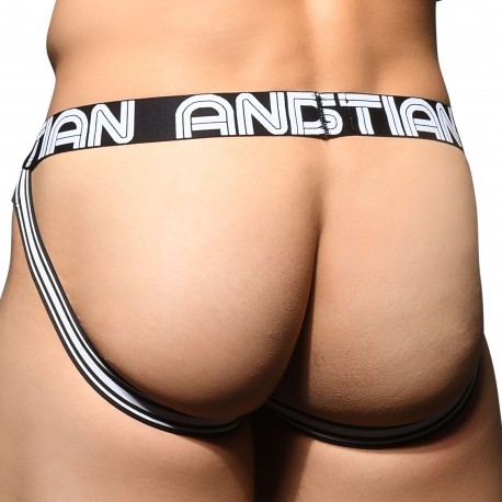 Andrew Christian Jock Strap Almost Naked Fly Tagless Gris Anthracite