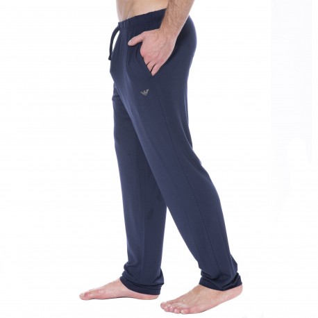 Emporio Armani Soft Modal Lounge Pants - Navy