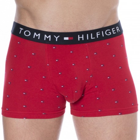 Tommy Hilfiger Boxer Monogram Coton Rouge