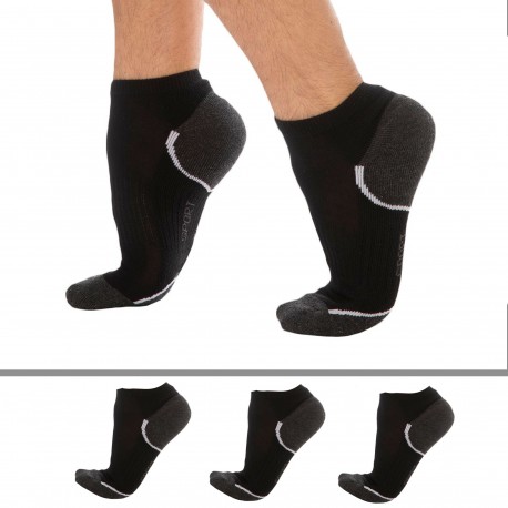 DIM 3-Pack Sport Socks - Black