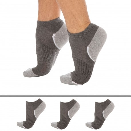 DIM 3-Pack Sport Socks - Grey