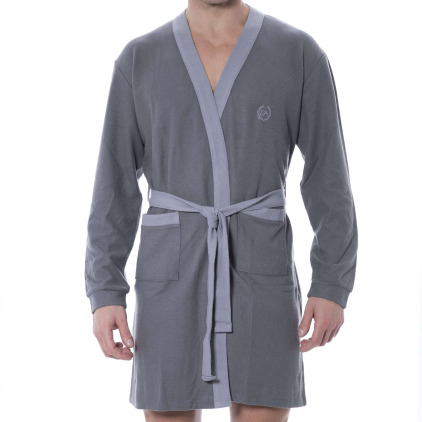 Doreanse Peignoir Court Gris