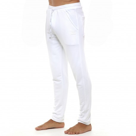 Modus Vivendi Pantalon Diagonal Blanc