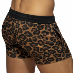Addicted Leopard Athletic Shorts