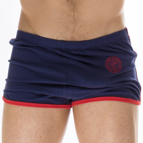 l'homme invisible short freedom hypnos bleu marine