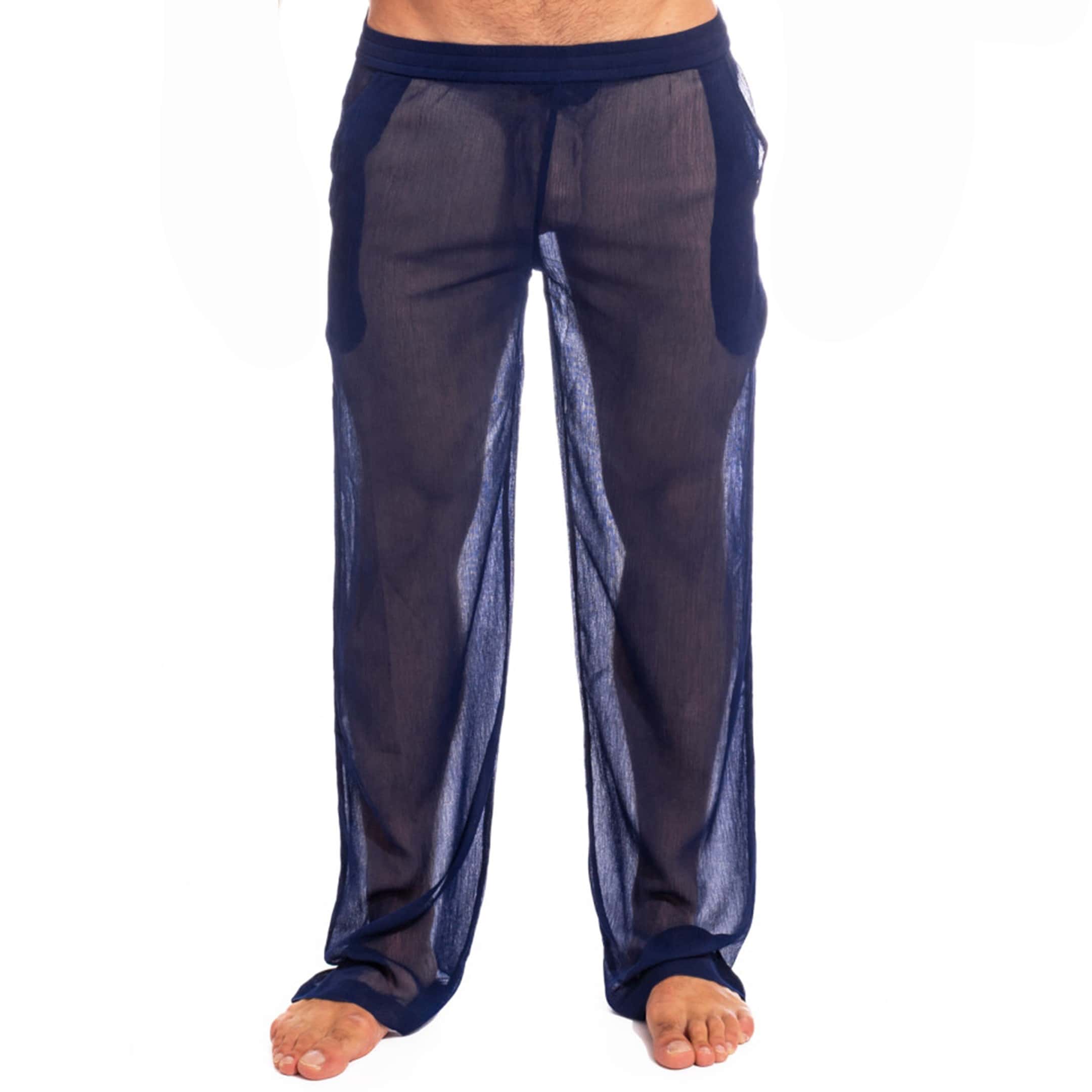 L'Homme invisible Chantilly Lounge Pants - Night Blue | INDERWEAR