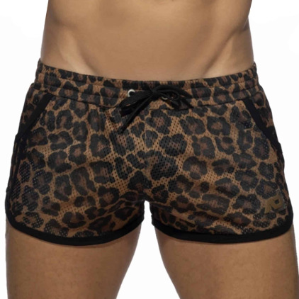 Short Rocky Mesh Leopard Addicted