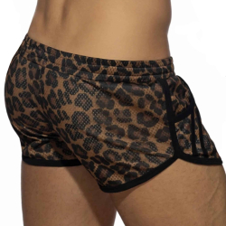 Short Rocky Mesh Leopard Addicted