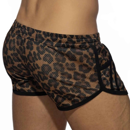 Short Rocky Mesh Leopard Addicted