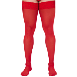 Bas en Résille Rouges CandyMan