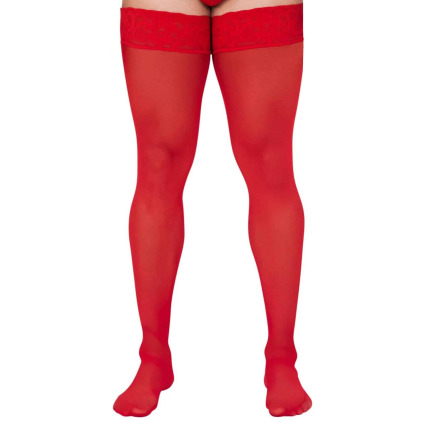 Bas en Résille Rouges CandyMan