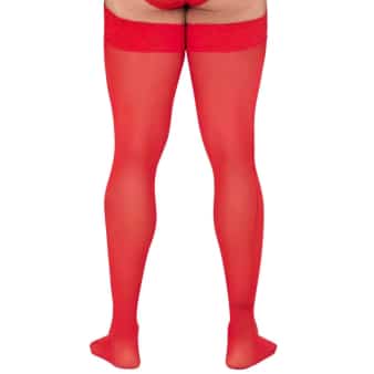 Bas en Résille Rouges CandyMan
