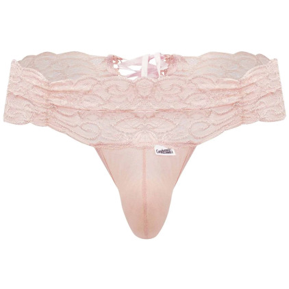 String Dentelle à Lacets Rose CandyMan