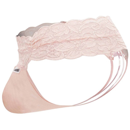 String Dentelle à Lacets Rose CandyMan