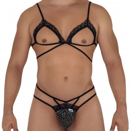 CandyMan Harness - Thong Outfit - Snake