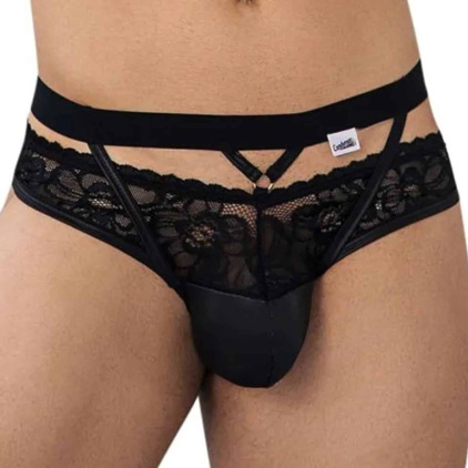 Jock Strap Dentelle Noir CandyMan