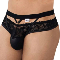 Jock Strap Dentelle Noir CandyMan