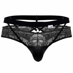Jock Strap Dentelle Noir CandyMan