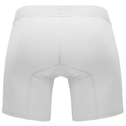 Boxer Long Classic Match Microfibre Blanc Clever