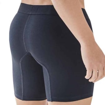 Boxer Long Caribbean Coton Noir Clever