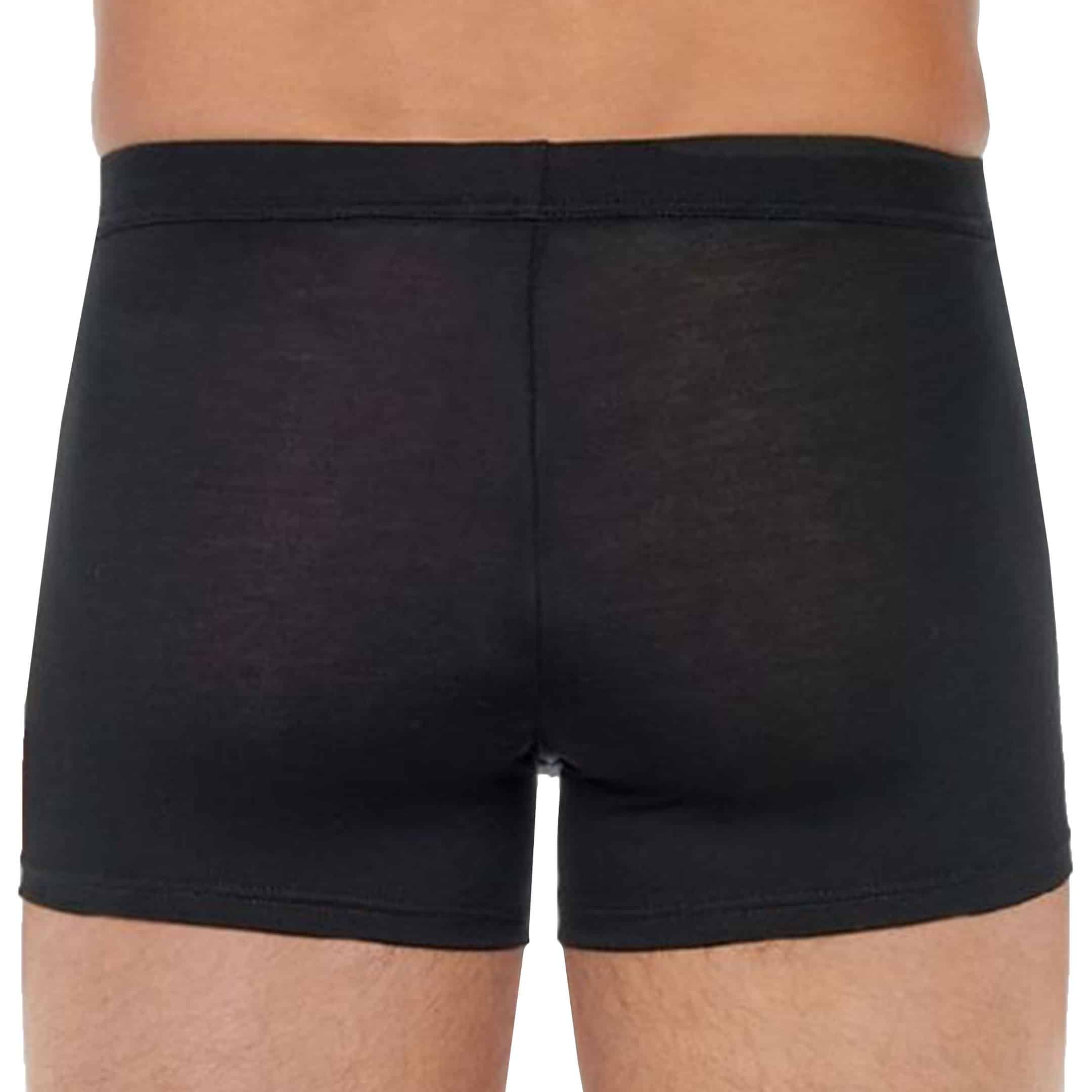 Tencel Soft H01 Comfort Boxer Briefs - Black