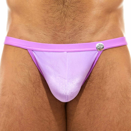 Modus Vivendi Slip de Bain Tanga Pur Velours Lavande