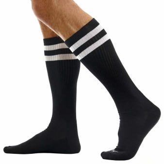 Chaussettes Hautes Football Noires Modus Vivendi