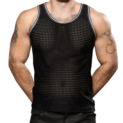 Andrew Christian Débardeur Sports Mesh Noir Andrew Christian Débardeur Sports Mesh Noir