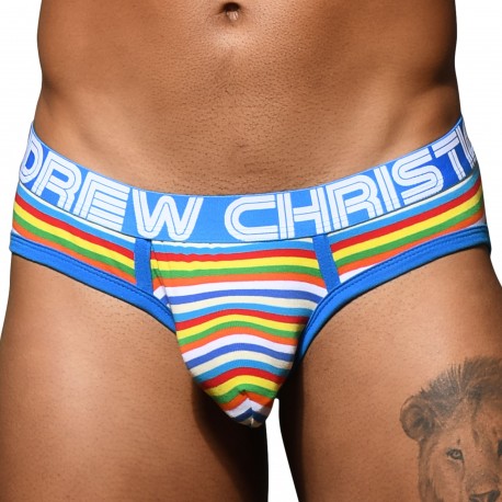 Andrew Christian Almost Naked Bright Stripe Briefs