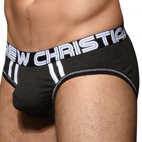 Andrew Christian Slip CoolFlex Modal Active Show-It Anthracite