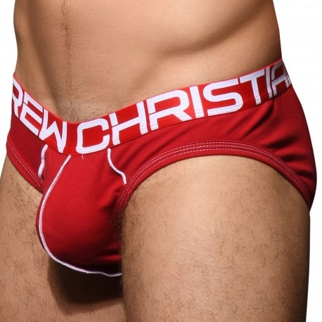 Andrew Christian Show-It Cotton Briefs - Red