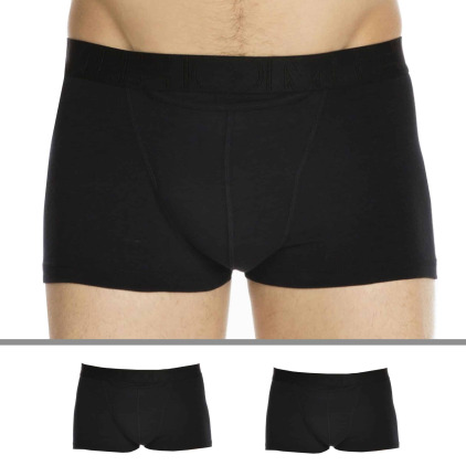 HOM Lot de 2 Boxers H01 Noirs