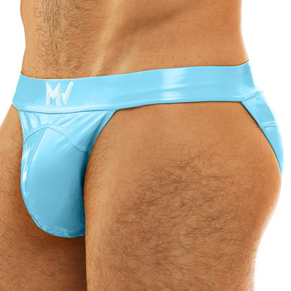 Modus Vivendi Slip Tanga Viral Vinyle Bleu Ciel