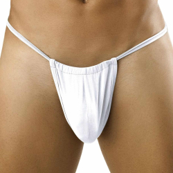String Ficelle Coulissant Blanc CandyMan
