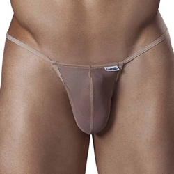 CandyMan Transparent G-String - Beige