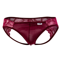 Jock Strap Dentelle Bordeaux CandyMan