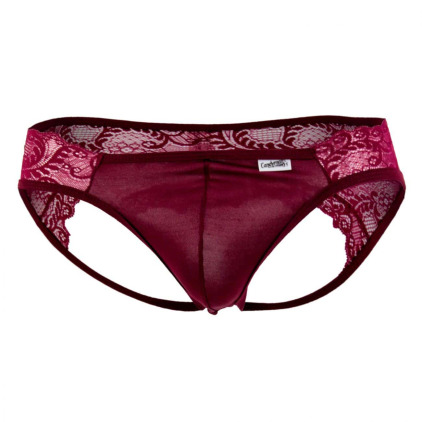 Jock Strap Dentelle Bordeaux CandyMan