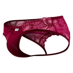 Jock Strap Dentelle Bordeaux CandyMan