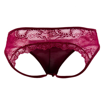 Jock Strap Dentelle Bordeaux CandyMan