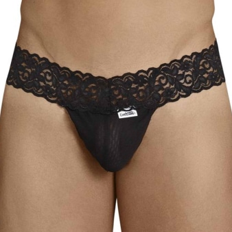 String Résille Dentelle Noir CandyMan