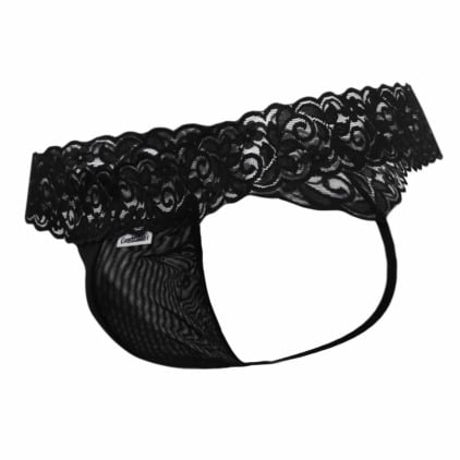 String Résille Dentelle Noir CandyMan