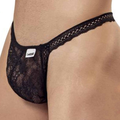String Double Dentelle Noir CandyMan
