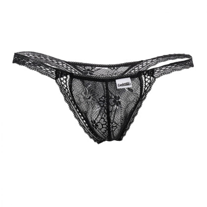 String Double Dentelle Noir CandyMan