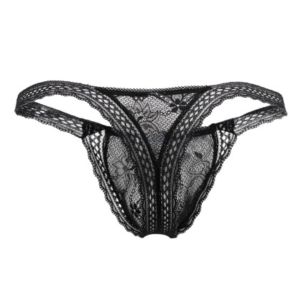 String Double Dentelle Noir CandyMan