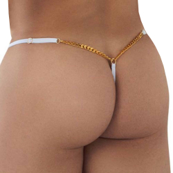 CandyMan Chain G-String - White