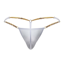String Ficelle Chaînette Blanc CandyMan