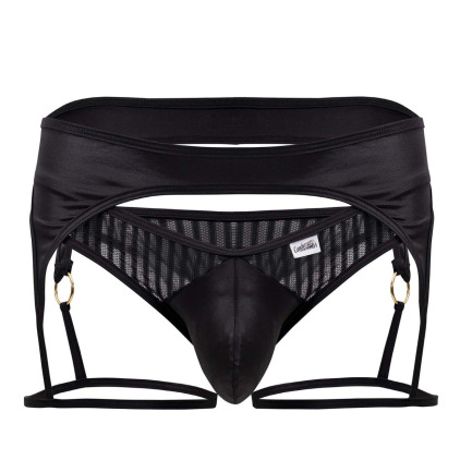 String Jarretière Rayé Noir CandyMan