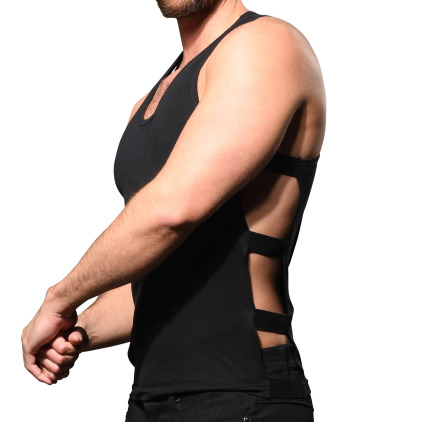 Andrew Christian Débardeur Strap Unleashed Noir Andrew Christian Débardeur Strap Unleashed Noir