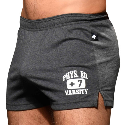 Andrew Christian Short Phys. Ed. Varsity Gris Anthracite