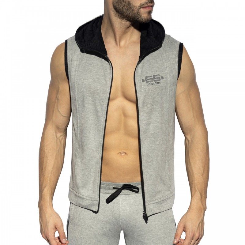 ES Collection First Class Athletic Hoodie - Heather Grey | INDERWEAR